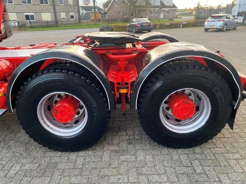 Cabeza tractora Scania T144-460 / HYDRAULICS / RETARDER / BIG AXLE / FULL STEEL / BELGIUM TRUCK / VERY NICE STATE / ONLY 449974-KM / 6X4 / EURO2 / 2001: foto 9