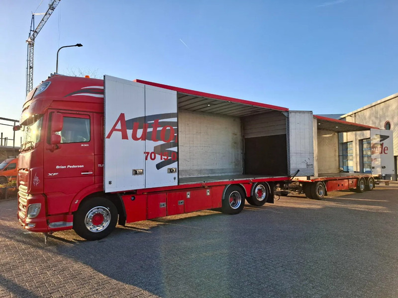 DAF XF106-530 / DEB / COMPLETE COMBI / SIDE DOORS / 2XPLATFORM 2500KG / ONLY:773032 KM / LWDS / LEATHER / EURO-6 / 2017 - Camión caja cerrada: foto 2 DAF XF106-530 / DEB / COMPLETE COMBI / SIDE DOORS / 2XPLATFORM 2500KG / ONLY:773032 KM / LWDS / LEATHER / EURO-6 / 2017 - Camión caja cerrada: foto 2