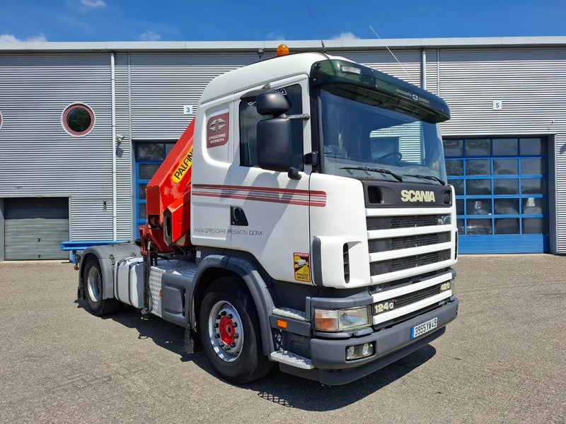 Scania 124G-420 / RETARDER / PALFINGER PK32080 / DOUBLE TANK / AIRCO / GOOD CONDITION / MANUAL / EURO-3 / 2004 - Camión grúa: foto 4 Scania 124G-420 / RETARDER / PALFINGER PK32080 / DOUBLE TANK / AIRCO / GOOD CONDITION / MANUAL / EURO-3 / 2004 - Camión grúa: foto 4