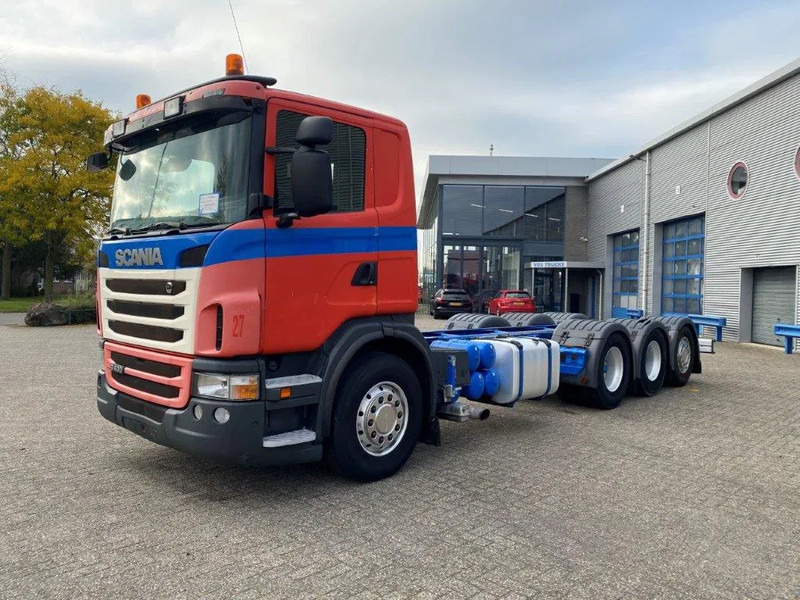 Scania G400 / 8X4 / 9TON FRONT AXLE / PTO / LIFT+LENKACHSE / ALCOA'S / AIRCO / MANUAL / EURO-5 / 2011 - Camión chasis: foto 1 Scania G400 / 8X4 / 9TON FRONT AXLE / PTO / LIFT+LENKACHSE / ALCOA'S / AIRCO / MANUAL / EURO-5 / 2011 - Camión chasis: foto 1