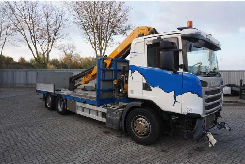 Scania G490 / ENGINE RUNNING / RETARDER / EFFER 255-5S CRANE REMOTE / PLATFORM / FULL-AIR / AUTOMATIC / EURO-6 / 2014 - Camión grúa: foto 4 Scania G490 / ENGINE RUNNING / RETARDER / EFFER 255-5S CRANE REMOTE / PLATFORM / FULL-AIR / AUTOMATIC / EURO-6 / 2014 - Camión grúa: foto 4