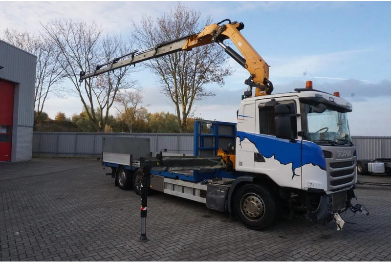 Scania G490 / ENGINE RUNNING / RETARDER / EFFER 255-5S CRANE REMOTE / PLATFORM / FULL-AIR / AUTOMATIC / EURO-6 / 2014 - Camión grúa: foto 3 Scania G490 / ENGINE RUNNING / RETARDER / EFFER 255-5S CRANE REMOTE / PLATFORM / FULL-AIR / AUTOMATIC / EURO-6 / 2014 - Camión grúa: foto 3