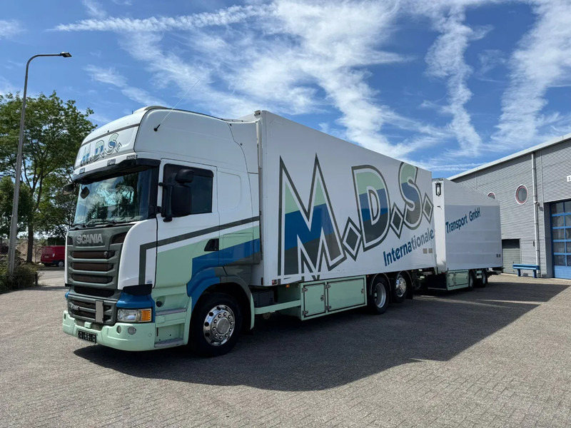 Camión frigorífico Scania R450 / RETARDER / ISOLATED GERMAN FLOWER COMBI / THROUGH-LOADING SYSTEM / SMART TACHO / 2XPLATFORM / LIFT+LENKACHSE / LWDS / EUR: foto 1