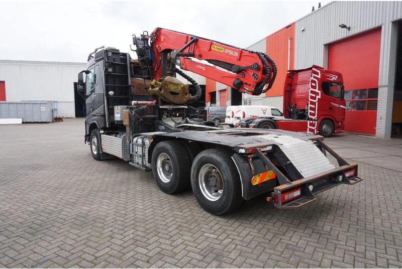 Camión forestal, Camión grúa Volvo FH16-750 / ENGINE RUNNING / 6x4 / RETARDER / BIG AXLE / VEB+ / PALFINGER FD250 / EURO-6 / 2016: foto 6