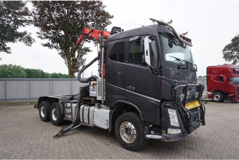 Volvo FH16-750 / ENGINE RUNNING / 6x4 / RETARDER / BIG AXLE / VEB+ / PALFINGER FD250 / EURO-6 / 2016 - Camión forestal, Camión grúa: foto 4 Volvo FH16-750 / ENGINE RUNNING / 6x4 / RETARDER / BIG AXLE / VEB+ / PALFINGER FD250 / EURO-6 / 2016 - Camión forestal, Camión grúa: foto 4