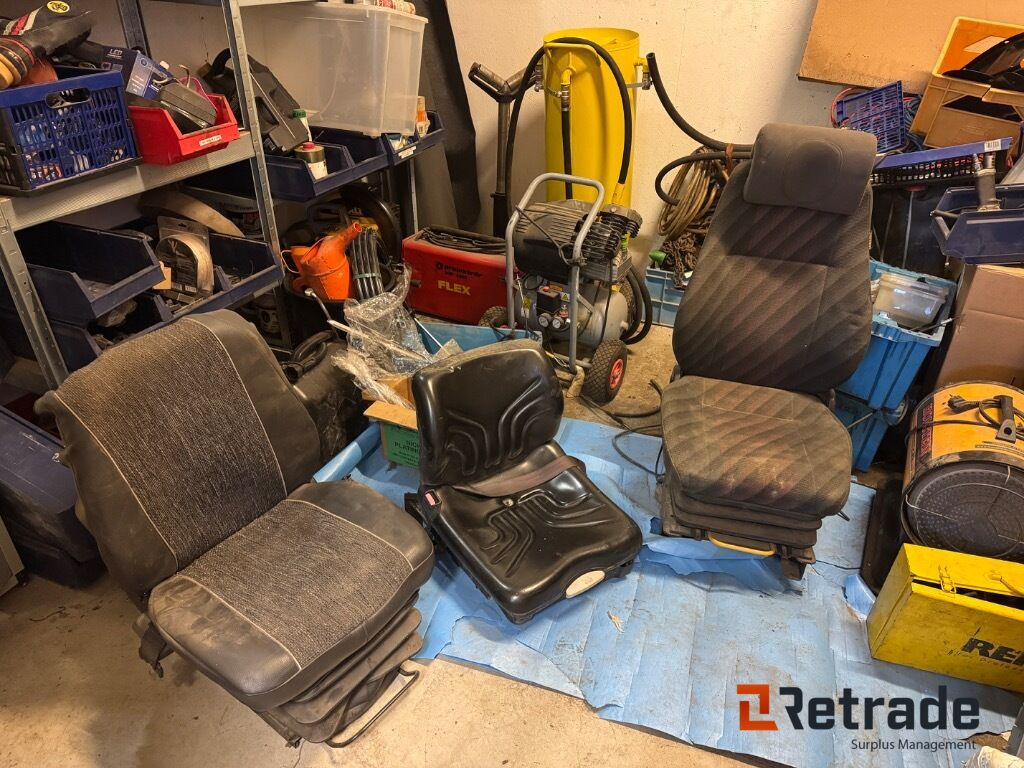 Förarstolar Grammer och Isri 3 stycken - Equipo de construcción: foto 1 Förarstolar Grammer och Isri 3 stycken - Equipo de construcción: foto 1
