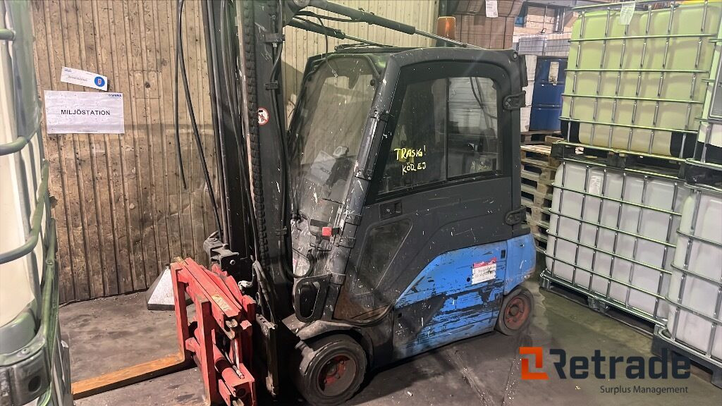 Gaffeltruck Linde E20PL - Carretilla elevadora eléctrica: foto 1 Gaffeltruck Linde E20PL - Carretilla elevadora eléctrica: foto 1