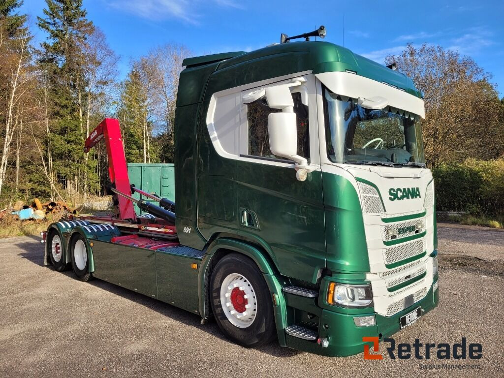 Lastväxlare SCANIA R580 V8 Next Gen LB6X2*4 Euro 6 - Camión multibasculante, Camión grúa: foto 2 Lastväxlare SCANIA R580 V8 Next Gen LB6X2*4 Euro 6 - Camión multibasculante, Camión grúa: foto 2