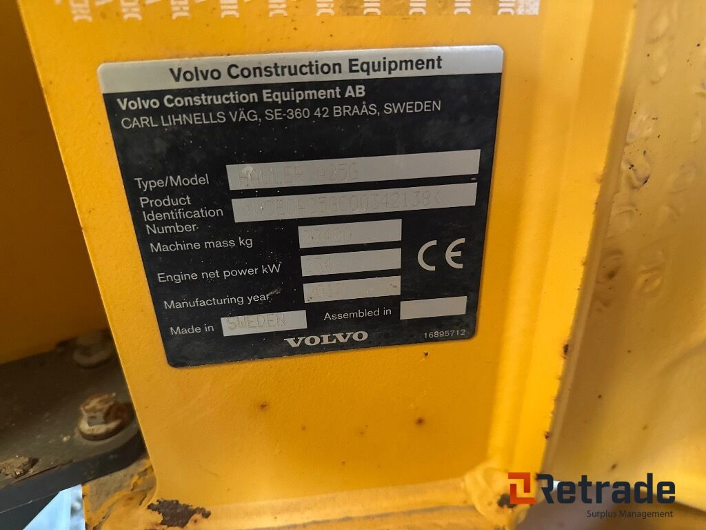 Maquinaria de construcción Volvo A25G Dumper: foto 11 Maquinaria de construcción Volvo A25G Dumper: foto 11