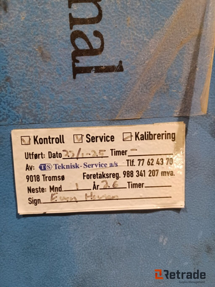 Maquinaria industrial Verkstedutstyr Løftebukk EAE EE-6215E: foto 11