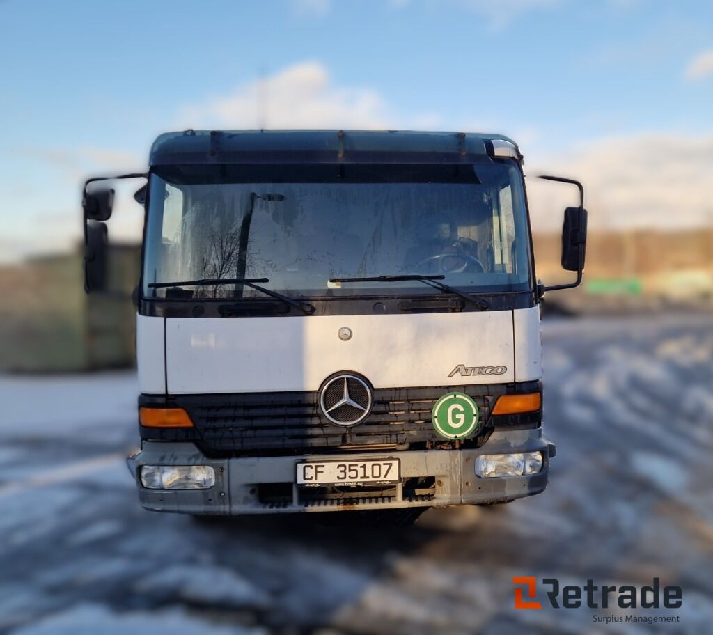 Mercedes-Benz Atego 818L med 6 meter plan og kran - Camión caja abierta, Camión grúa: foto 5 Mercedes-Benz Atego 818L med 6 meter plan og kran - Camión caja abierta, Camión grúa: foto 5