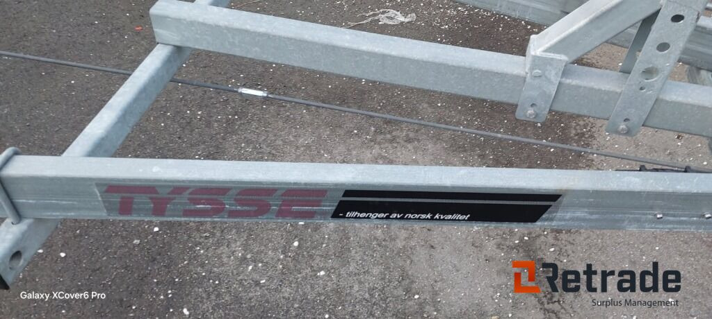 TYSSE 6257, 1300kg, 20Fot, Nesten ny! - Remolque para barco: foto 5 TYSSE 6257, 1300kg, 20Fot, Nesten ny! - Remolque para barco: foto 5