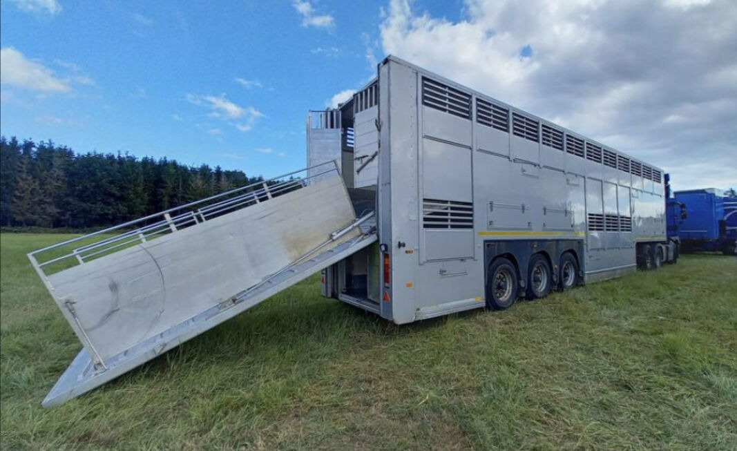 Gray and Adams Gadd3 / Works Great / Hydraulic / 2 Levels - Semirremolque transporte de ganado: foto 3 Gray and Adams Gadd3 / Works Great / Hydraulic / 2 Levels - Semirremolque transporte de ganado: foto 3