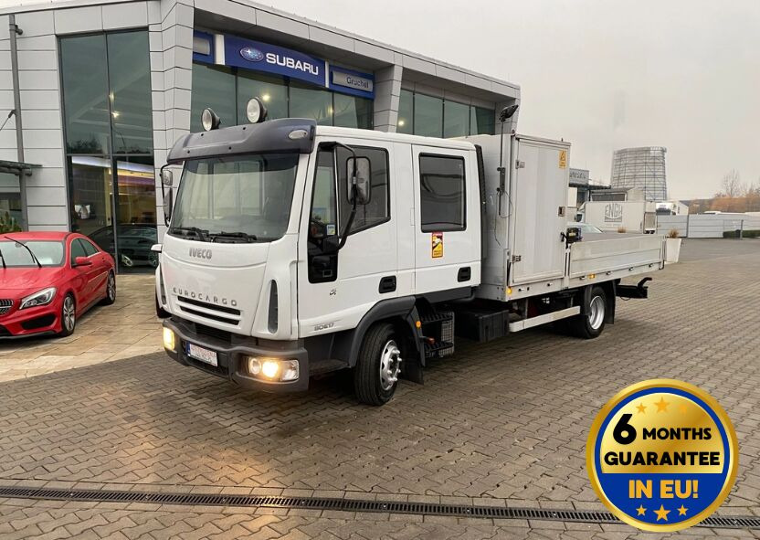 Iveco Eurocargo ML80E17 / HDS HMF / 1 Owner / Doka Iveco Eurocargo ML80E17 / HDS HMF / 1 Owner / Doka - Camión caja abierta, Camión grúa: foto 1 Iveco Eurocargo ML80E17 / HDS HMF / 1 Owner / Doka Iveco Eurocargo ML80E17 / HDS HMF / 1 Owner / Doka - Camión caja abierta, Camión grúa: foto 1