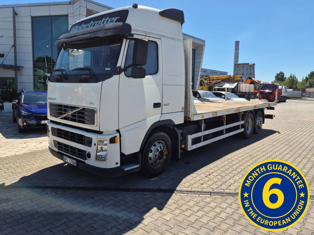 Volvo FM 420 Platform / Works Great - Camión caja abierta: foto 1 Volvo FM 420 Platform / Works Great - Camión caja abierta: foto 1