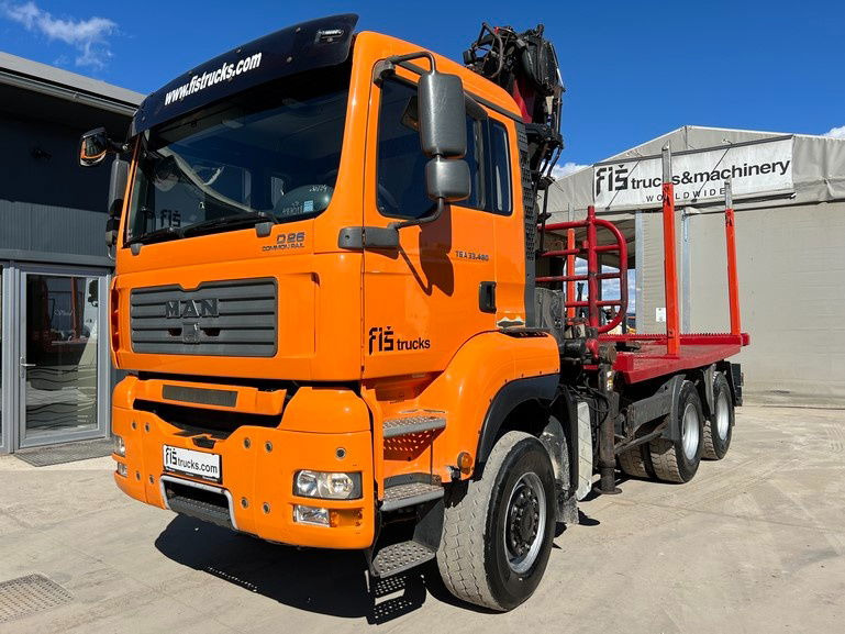 MAN TGA 33.480 6x6 forest truck - Complete Spring - LIV 170 Z + scissors - Camión forestal: foto 1 MAN TGA 33.480 6x6 forest truck - Complete Spring - LIV 170 Z + scissors - Camión forestal: foto 1