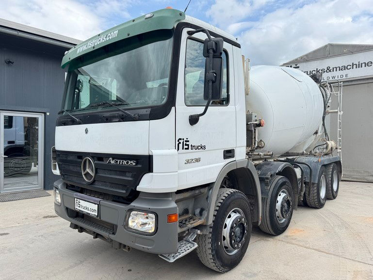Mercedes-Benz Actros 3236 8x4 beton mixer 9m3 - Camión hormigonera: foto 1 Mercedes-Benz Actros 3236 8x4 beton mixer 9m3 - Camión hormigonera: foto 1