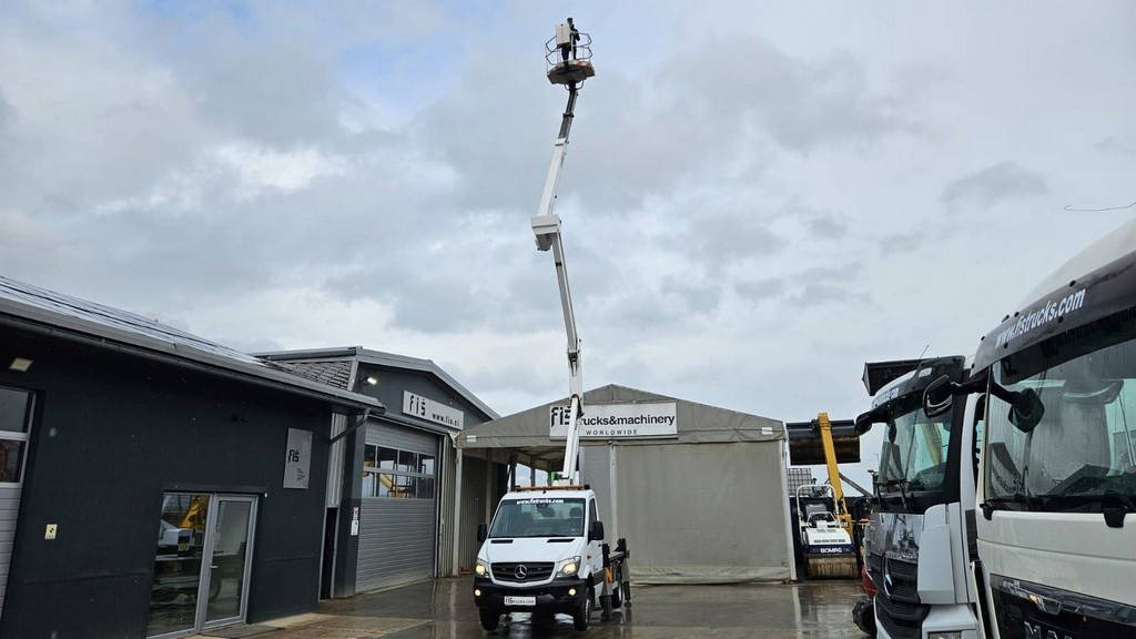 Camión con plataforma elevadora Mercedes-Benz Sprinter S 516 CDI - paflinger platform 24m - AC: foto 14