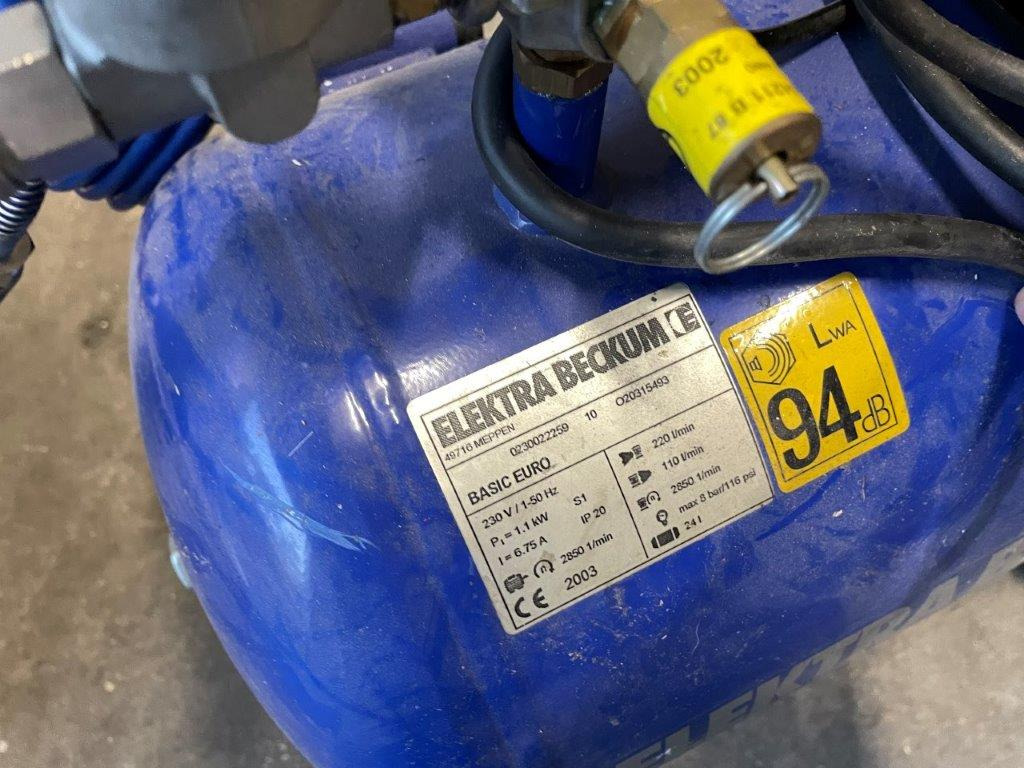 Small compressor Elektra Beckum Basic Euro - Compresor de aire: foto 2 Small compressor Elektra Beckum Basic Euro - Compresor de aire: foto 2