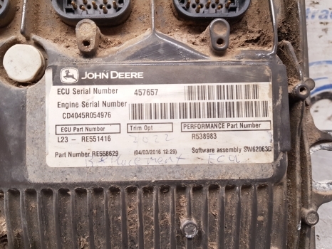 Claas Arion 500 Series A34 530 Engine Control Ecu 11478320, Re551416, R538983 - Unidad de control para Tractor: foto 3 Claas Arion 500 Series A34 530 Engine Control Ecu 11478320, Re551416, R538983 - Unidad de control para Tractor: foto 3