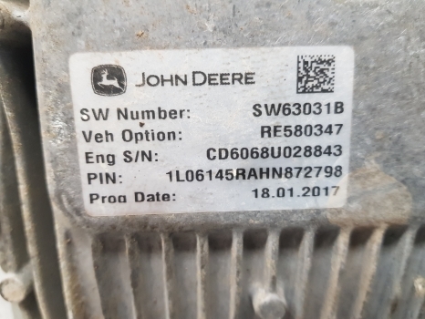 John Deere 6145r Engine Control Unit Re548097, Re580347, Sw63031b - Unidad de control para Tractor: foto 2 John Deere 6145r Engine Control Unit Re548097, Re580347, Sw63031b - Unidad de control para Tractor: foto 2