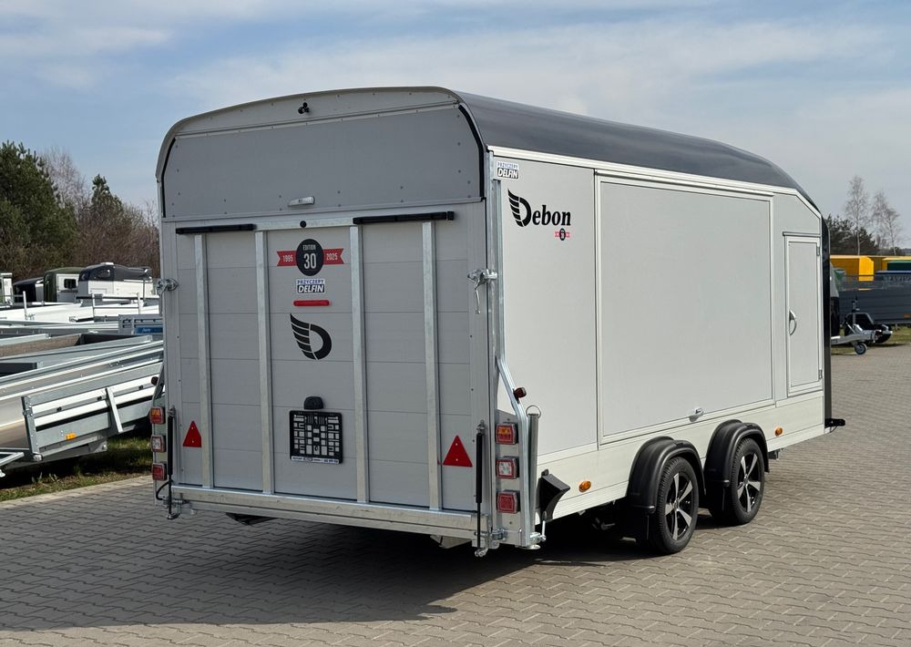 DEBON C1000 - kryta laweta | 490 x 202 cm / 3500kg / felgi ALU / wciągarka elektryczna - Remolque portavehículos: foto 5 DEBON C1000 - kryta laweta | 490 x 202 cm / 3500kg / felgi ALU / wciągarka elektryczna - Remolque portavehículos: foto 5