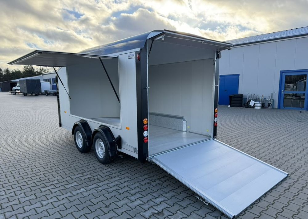 DEBON C800 przyczepa furgon + klapa boczna przyczepa wystawowa handlowa targowa - Remolque caja cerrada: foto 1 DEBON C800 przyczepa furgon + klapa boczna przyczepa wystawowa handlowa targowa - Remolque caja cerrada: foto 1