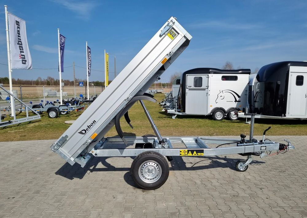 DEBON PW0 1300 kg EKO / 244 x 155 cm - Remolque volquete: foto 1 DEBON PW0 1300 kg EKO / 244 x 155 cm - Remolque volquete: foto 1