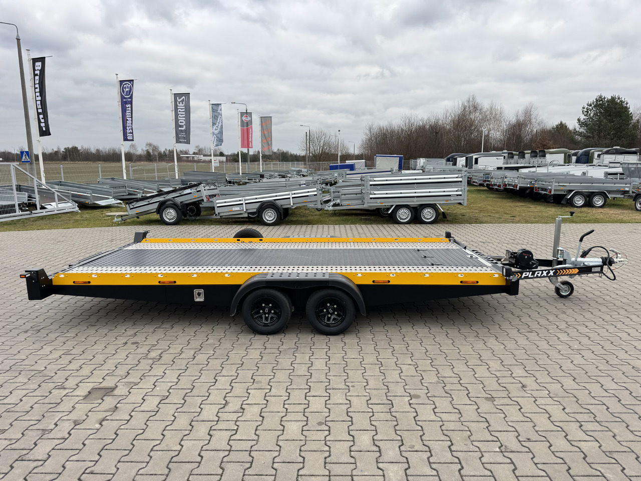 Remolque portavehículos nuevo Lorries PLAXX27-4520 – laweta aluminiowa 2,7T: foto 12