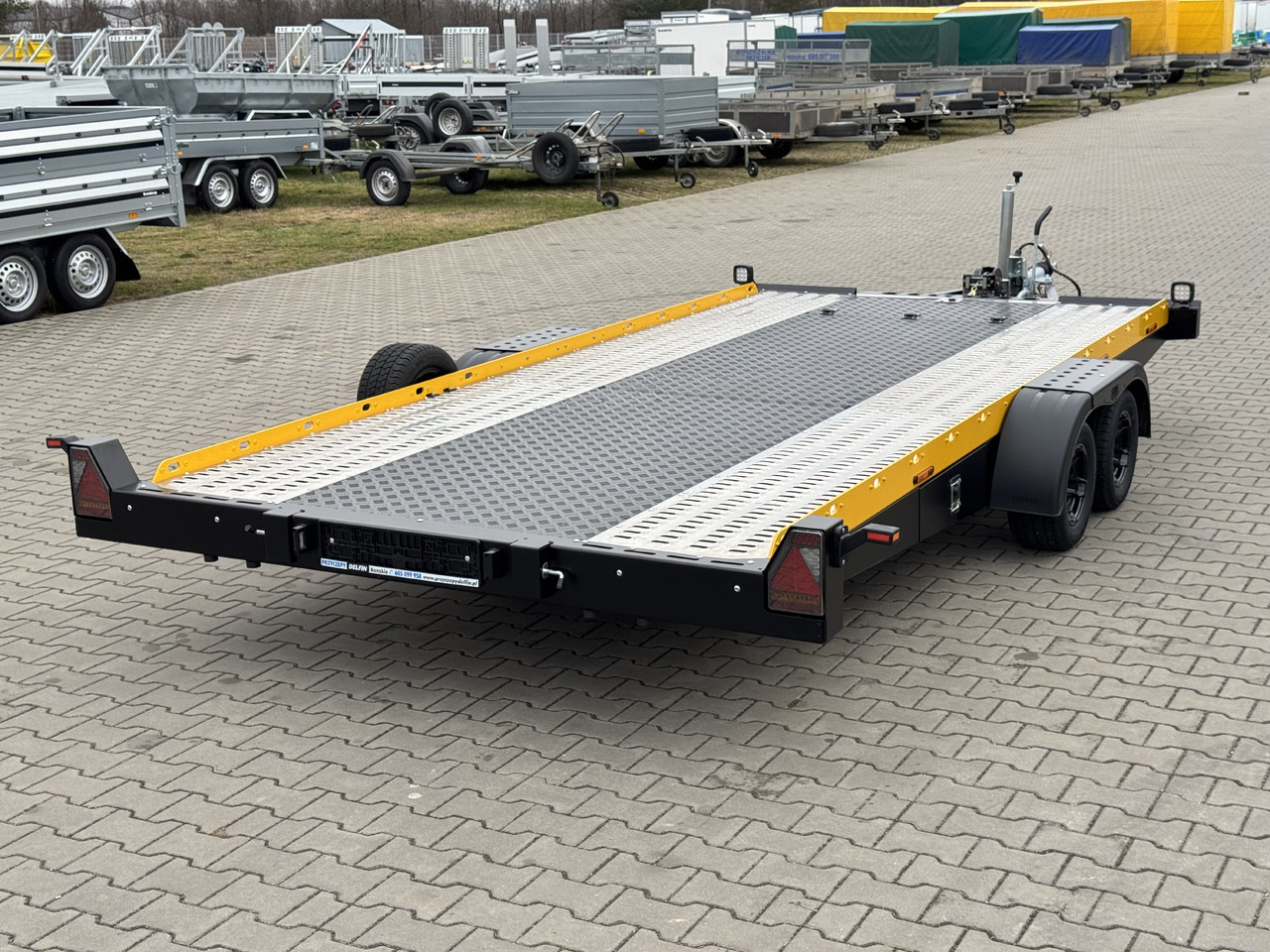 Remolque portavehículos nuevo Lorries PLAXX27-4520 – laweta aluminiowa 2,7T: foto 14