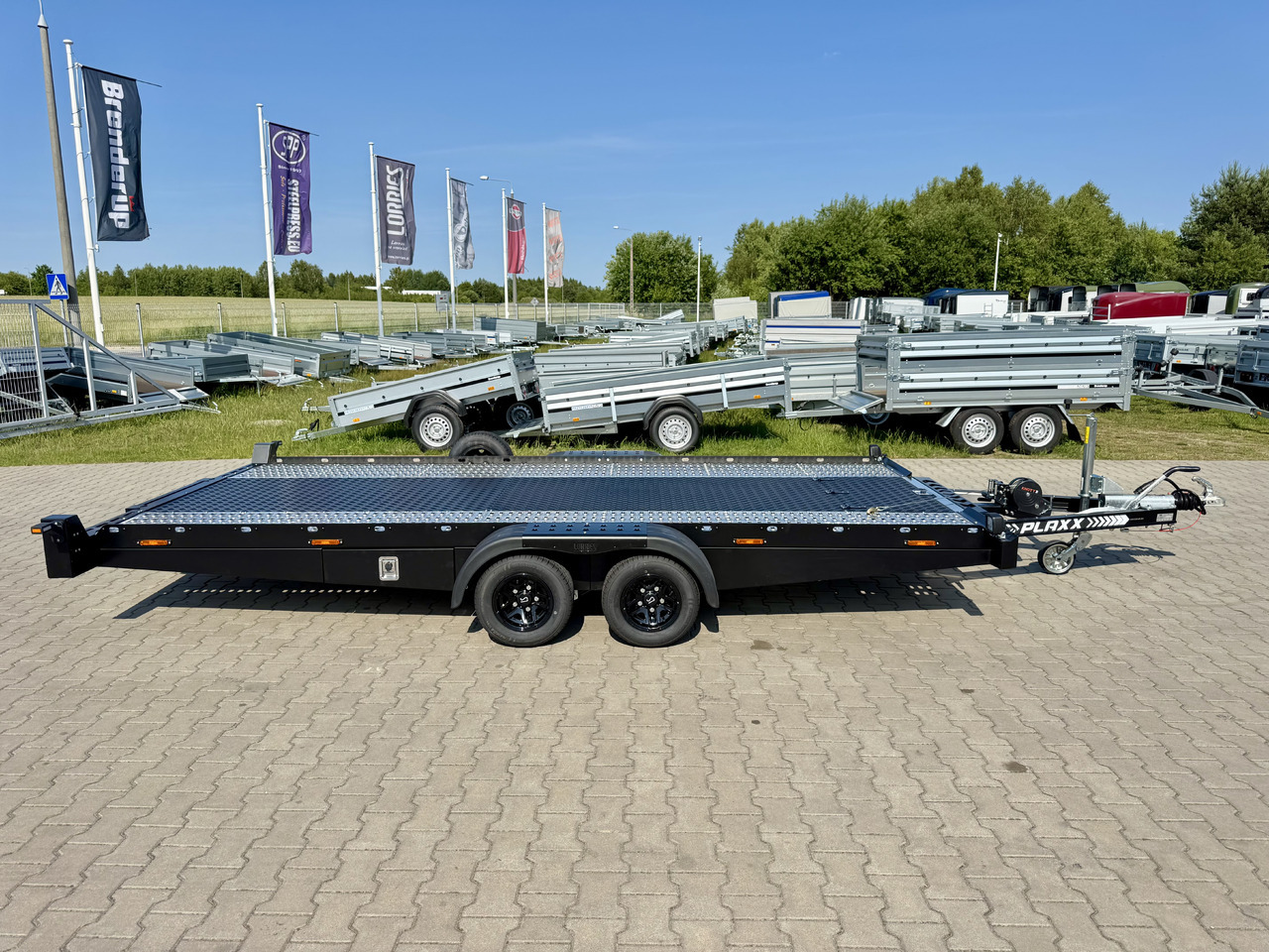 Remolque portavehículos nuevo Lorries PLAXX27-4520 – laweta aluminiowa 2,7T: foto 11