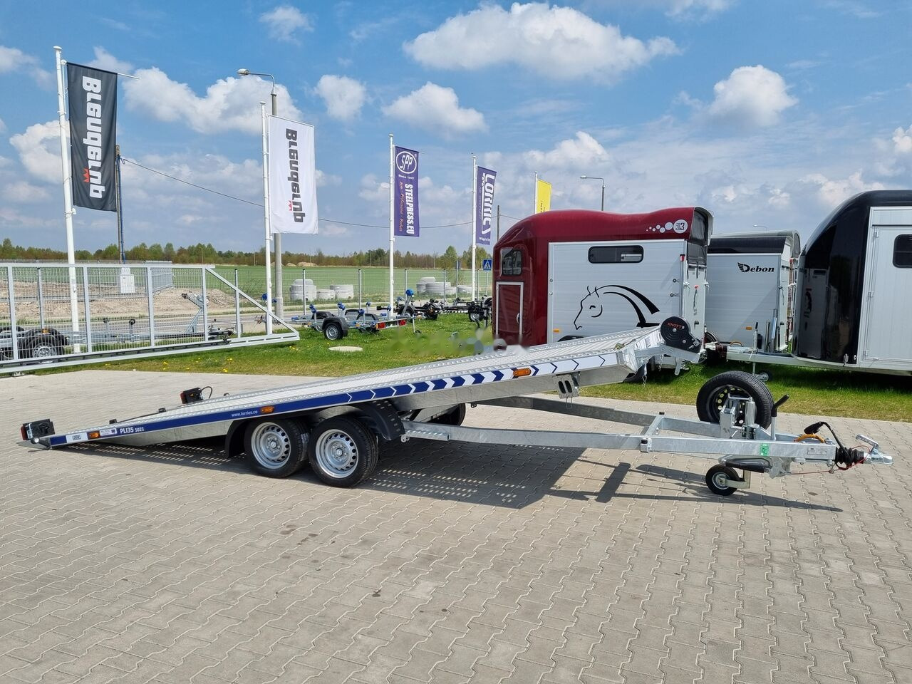 Remolque portavehículos nuevo Lorries PLI-35 5021 car trailer 3.5t GVW tilting platform 500 x 210 cm: foto 1