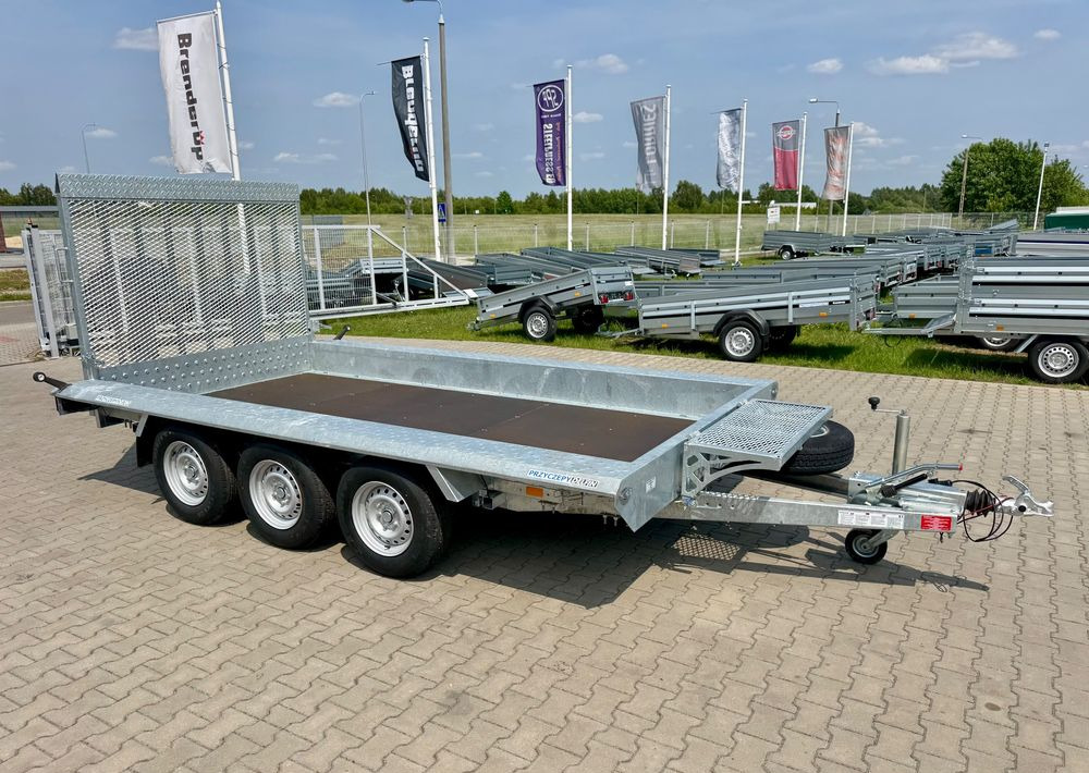 Niewiadów KN401835T - 400 x 185 cm | 2570kg ładowności | trap stalowy | 3-osiowa budowlanka - Remolque porta maquinaria: foto 1 Niewiadów KN401835T - 400 x 185 cm | 2570kg ładowności | trap stalowy | 3-osiowa budowlanka - Remolque porta maquinaria: foto 1