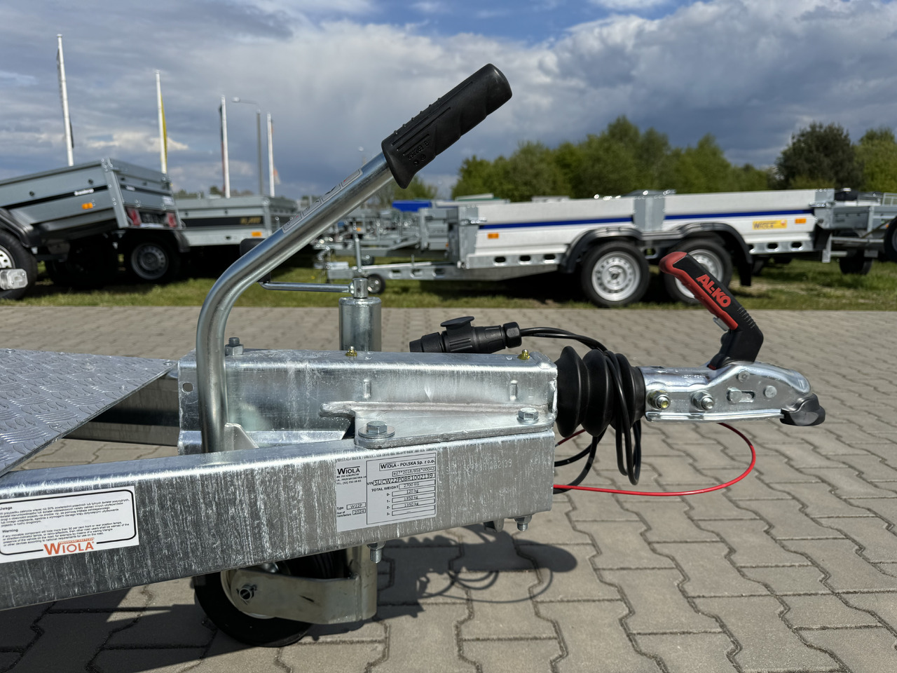 Remolque porta maquinaria nuevo Wiola B2730 GVW 2700 kg machine transporter mini excavator 292x142 cm: foto 22 Remolque porta maquinaria nuevo Wiola B2730 GVW 2700 kg machine transporter mini excavator 292x142 cm: foto 22