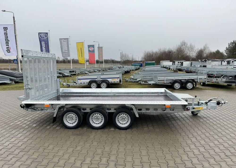 Wiola B3540 MAX - 400 x 170 cm | 2546kg ładowności | trap stalowy | 3-osiowa budowlanka - Remolque porta maquinaria: foto 2 Wiola B3540 MAX - 400 x 170 cm | 2546kg ładowności | trap stalowy | 3-osiowa budowlanka - Remolque porta maquinaria: foto 2