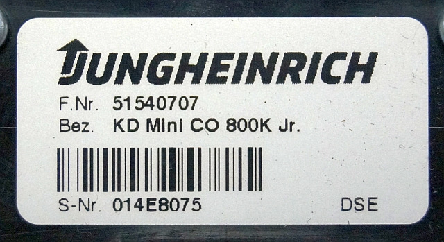 Jungheinrich 51540707 | Display KD mini Co 800K Jr. sn. 014E8075 - Salpicadero para Equipo de manutención: foto 3 Jungheinrich 51540707 | Display KD mini Co 800K Jr. sn. 014E8075 - Salpicadero para Equipo de manutención: foto 3