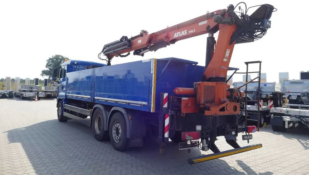 MAN TGS 26.460 – Platforma z żurawiem HDS tylnym do materiałów budowlanych / Retarder / 6x2 / Klima / Euro 6 - Camión grúa, Camión caja abierta: foto 3 MAN TGS 26.460 – Platforma z żurawiem HDS tylnym do materiałów budowlanych / Retarder / 6x2 / Klima / Euro 6 - Camión grúa, Camión caja abierta: foto 3