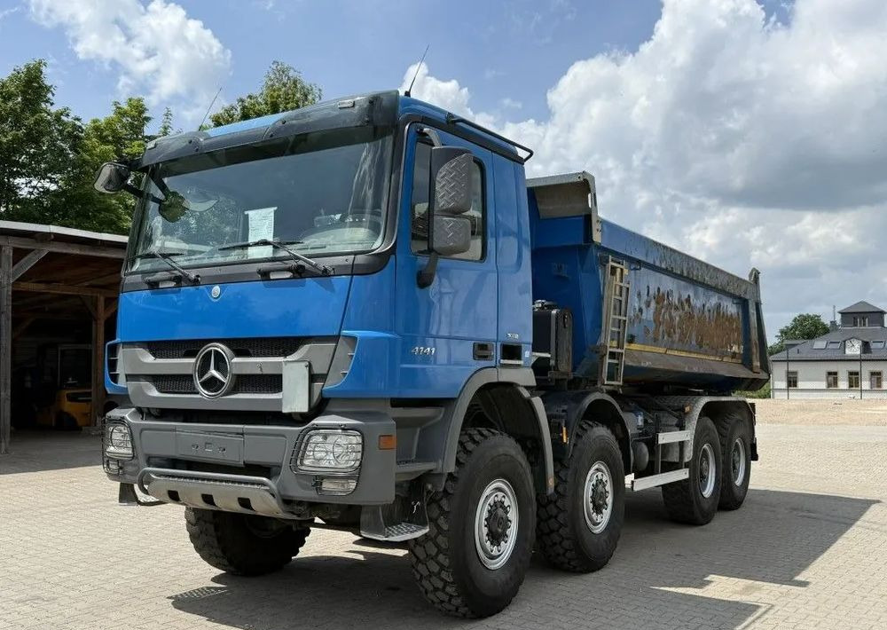 Mercedes-Benz Actros 4141AK 8x8 MP3 • Wywrotka Meiller • Euro 5 - Camión volquete: foto 1 Mercedes-Benz Actros 4141AK 8x8 MP3 • Wywrotka Meiller • Euro 5 - Camión volquete: foto 1