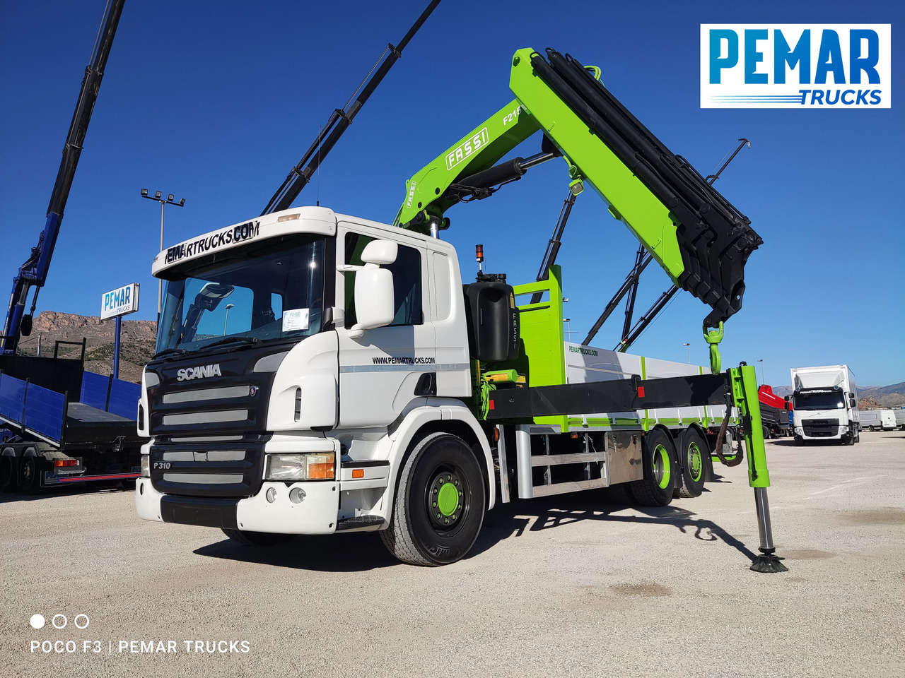 Camión grúa SCANIA P 310 6X2 GRUA CAJA FIJA FASSI F 210: foto 33