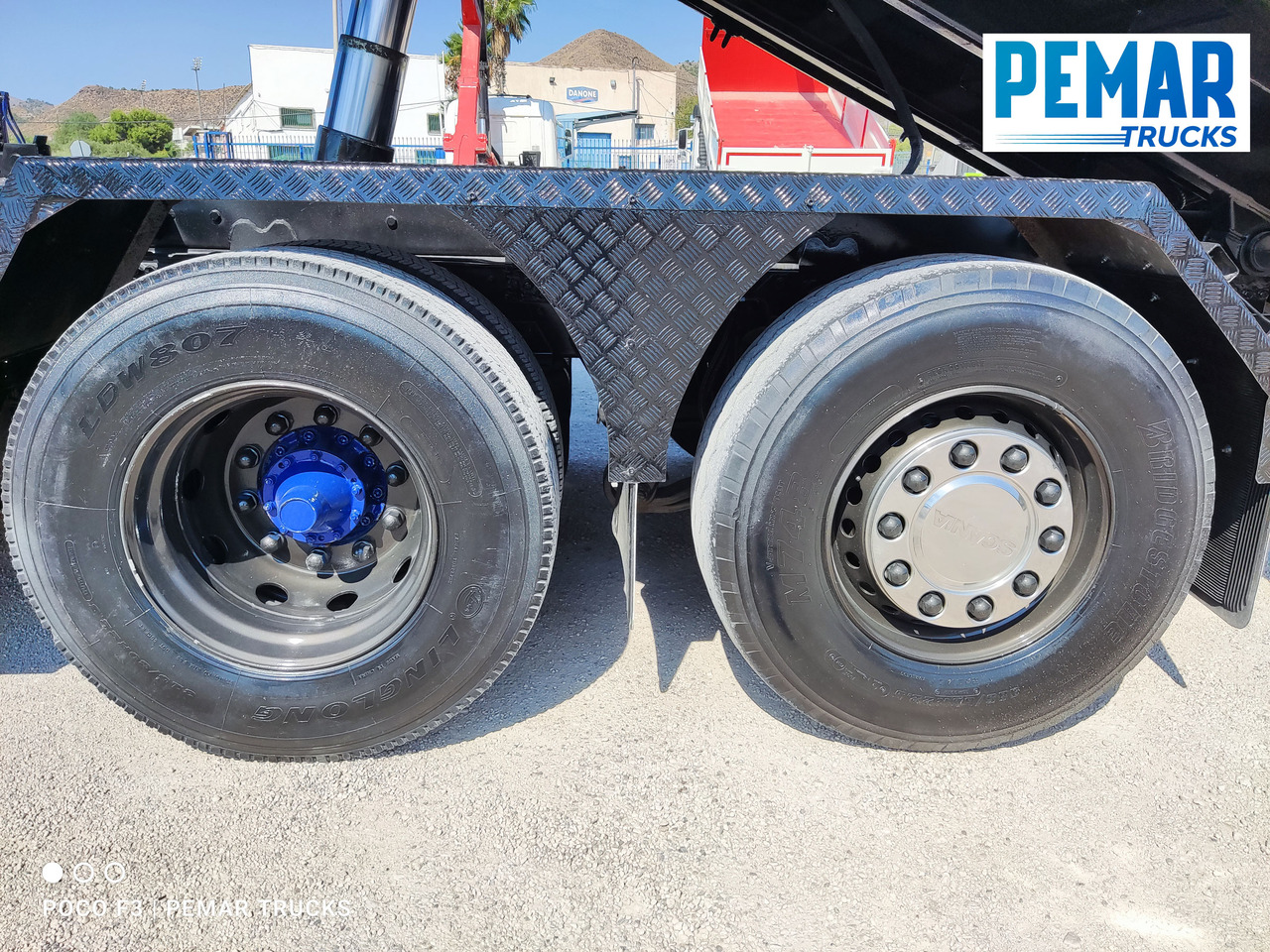 Camión volquete, Camión grúa SCANIA R 420 6X2 GRUA PALFINGER PK 23002 BASCULANTE: foto 38