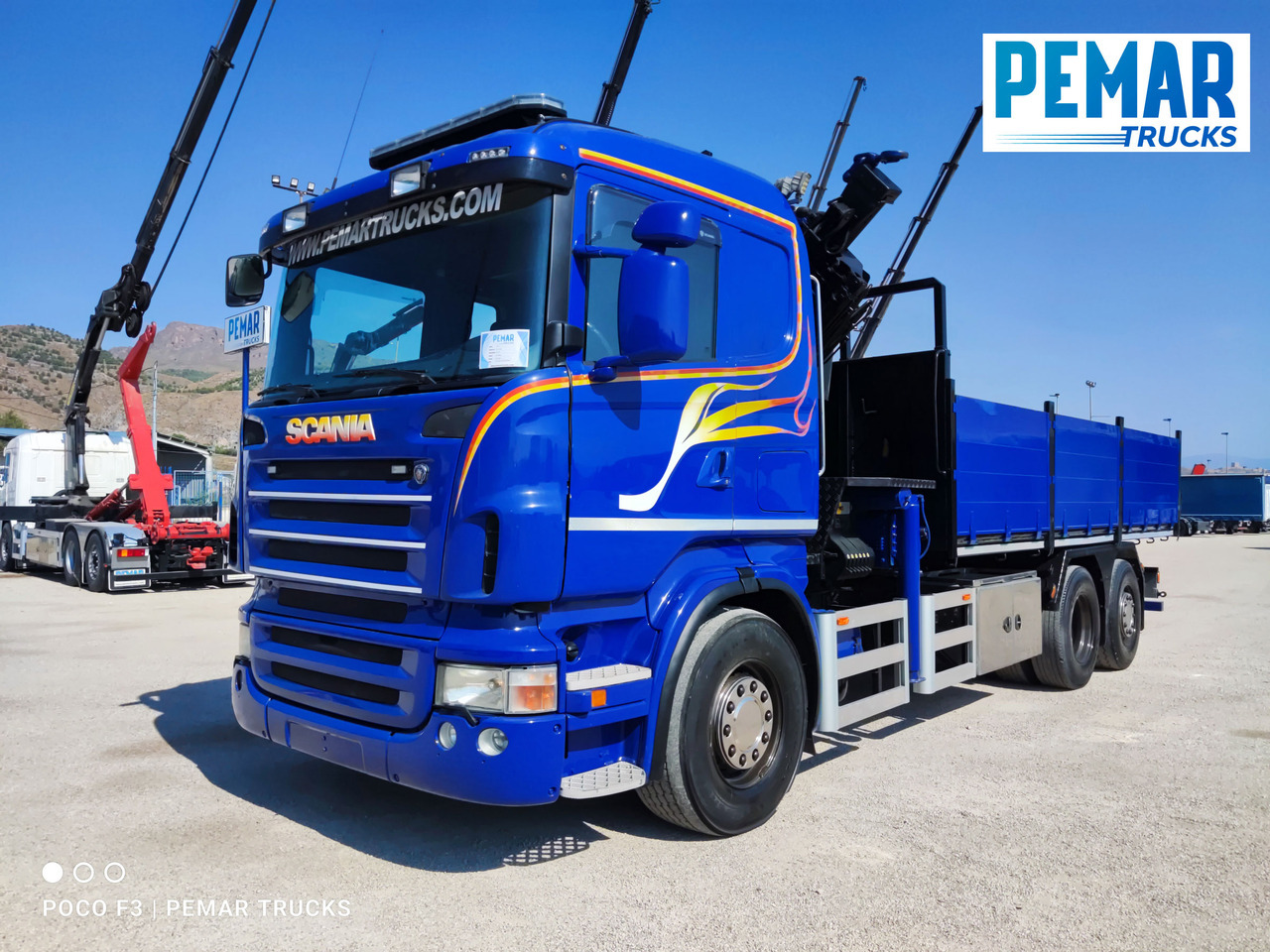 SCANIA R 420 6X2 GRUA PALFINGER PK 23002 BASCULANTE - Camión volquete, Camión grúa: foto 2 SCANIA R 420 6X2 GRUA PALFINGER PK 23002 BASCULANTE - Camión volquete, Camión grúa: foto 2