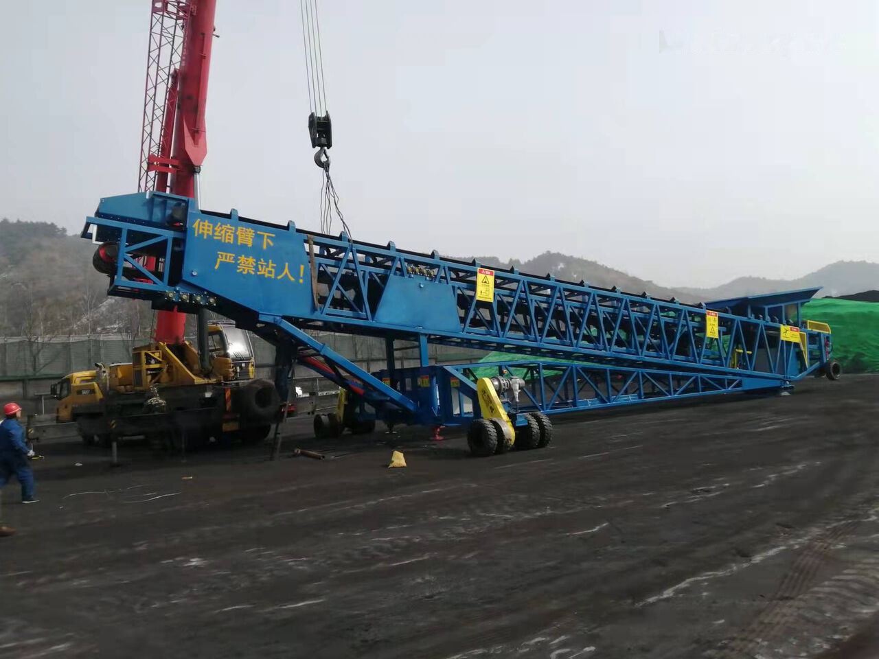 Kinglink Mobile Port Ship Loader | Telescopic Radial Stacker - Banda transportadora: foto 1 Kinglink Mobile Port Ship Loader | Telescopic Radial Stacker - Banda transportadora: foto 1