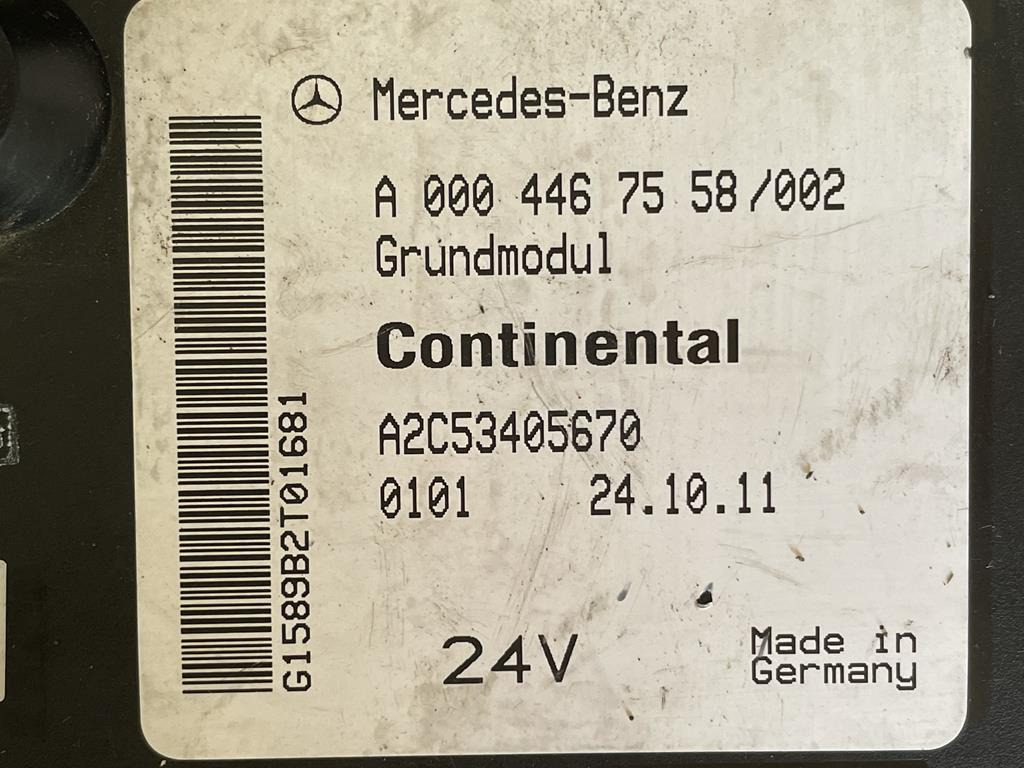 MERCEDES-BENZ ACTROS GRUNDMODUL - A 000 446 7558 - Fusible para Camión: foto 3 MERCEDES-BENZ ACTROS GRUNDMODUL - A 000 446 7558 - Fusible para Camión: foto 3