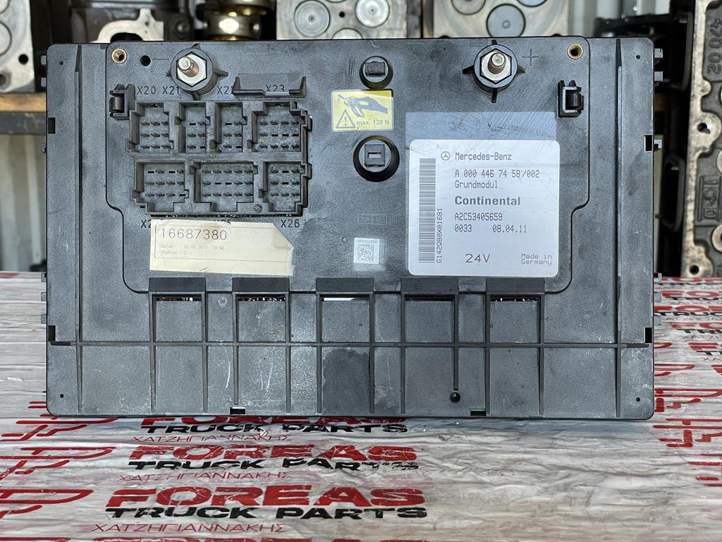 MERCEDES-BENZ ACTROS MP2 GRUNDMODUL - A 000 446 7458 - Fusible para Camión: foto 1 MERCEDES-BENZ ACTROS MP2 GRUNDMODUL - A 000 446 7458 - Fusible para Camión: foto 1