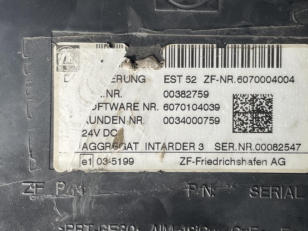 ZF INTARDER 3 - 6070004004 - Unidad de control para Camión: foto 2 ZF INTARDER 3 - 6070004004 - Unidad de control para Camión: foto 2