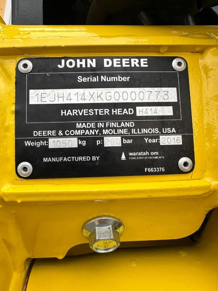 Leasing de John Deere H 414  John Deere H 414: foto 17