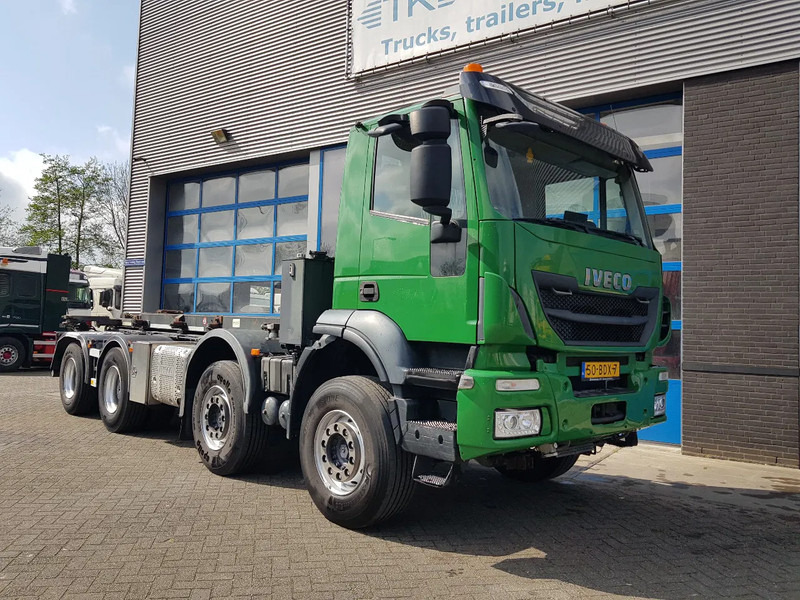 Iveco Stralis 450 8x4 Steel Nieuwe Apk/TÜV 430.000 km kettingsyst 30 ton - Camión portacontenedore/ Intercambiable: foto 5 Iveco Stralis 450 8x4 Steel Nieuwe Apk/TÜV 430.000 km kettingsyst 30 ton - Camión portacontenedore/ Intercambiable: foto 5