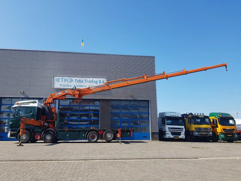 Scania R420 8x2 HIAB 800E-7 Hipro 80 ton/meter Winch Retarder - Camión caja abierta: foto 3 Scania R420 8x2 HIAB 800E-7 Hipro 80 ton/meter Winch Retarder - Camión caja abierta: foto 3