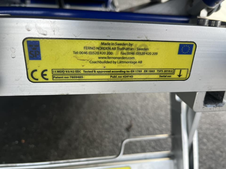 Ambulancia Stretcher Allfa Europé 20G: foto 9