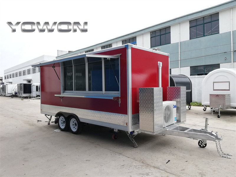 YOWON vintage model square food truck catering truck - Remolque venta ambulante: foto 4 YOWON vintage model square food truck catering truck - Remolque venta ambulante: foto 4